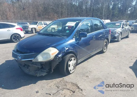 2008 Nissan Versa 1.8S from USA, damaged, VIN 3N1BC11E08L408774